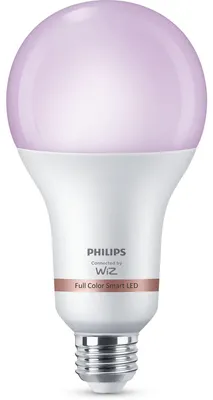 Zdjęcie produktu dla Philips Żarówka 18,5 W (Eq.150W) A80 E27, Wi-Fi/Bluetooth, Wi-Fi 4 (802.11n), 802.11b, 802.11g, LED, E27, A80, Kształt litery A