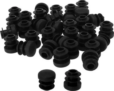 Obrázek produktu pro Krytky nohou nábytku, plastové krytky nohou židlí a stolů pro vložky nohou o průměru 11 mm až 12,5 mm, ochrana nábytku, 35 kusů