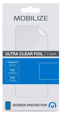 Produktbild von Mobilize iPhone 12 Displayschutz Schutzfolie - Hüllenfreundlich (2er Pack)