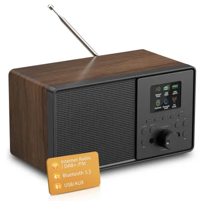 Produktbild von WiFi-Internetradio mit DAB+, Bluetooth 5.3 und Farbdisplay