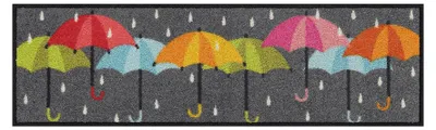 Fußmatte 30x100 cm, waschbar, Antirutsch, für Innen & Außen