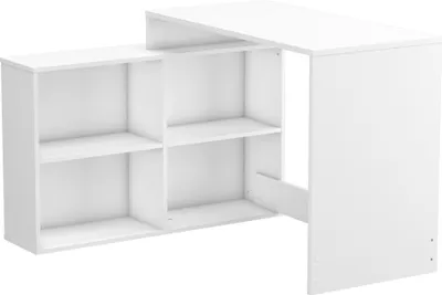 Produktbild von Eckschreibtisch Schreibtisch Arbeitstisch Bürotisch Tisch "Dewirovo I" (Weiß)