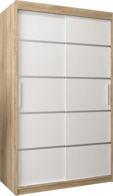 Produktbild von Kleiderschrank, Schiebetürenschrank Schlafzimmer, Schrank VERONA 1 120 cm