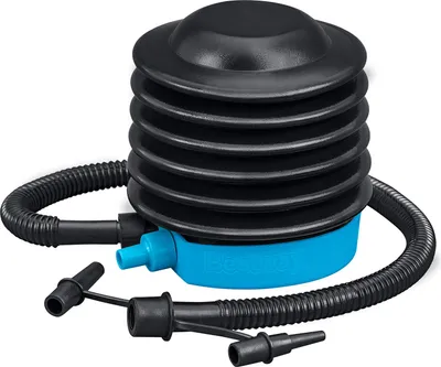 A product shot of a foot pump.