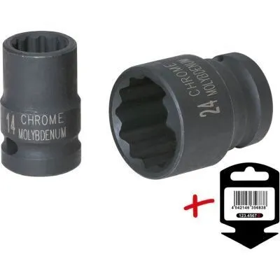 Image de KS TOOLS, douille Kraft, 515.0917-E, acier chromo-molybdène, 10,0 mm, 140 g