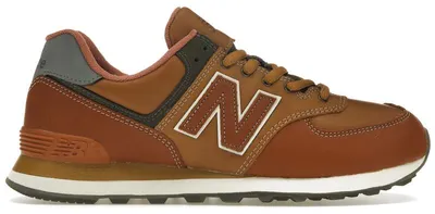 Image de New Balance 574, chaussures en cuir, couleur marron, taille 38 (Europe)