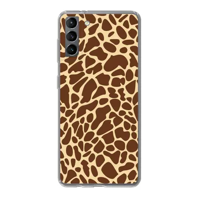 Produktbild von MuchoWow® Handyhülle Schutzhülle Hülle für Samsung Galaxy S21 Plus Tiermotiv - Giraffe - Braun Silikon Softcase Handy Hülle - Handy-Tasche