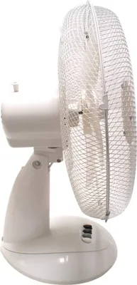 Produktbild von Tisch Ventilator Ø30cm 45W weiß Tischventilator Luftkühler Lüfter Belüftung