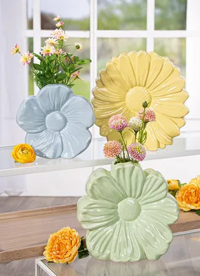 Produktbild von Gilde Vase Primavera hellblau h 19cm