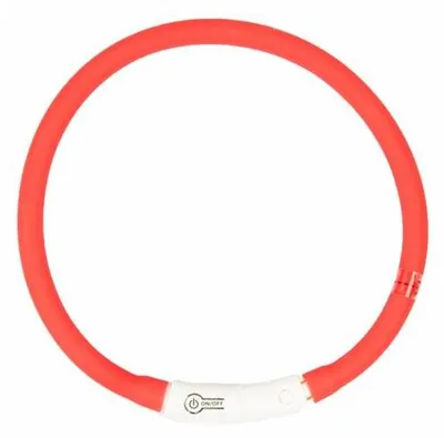 Productafbeelding van Duvo+ Flash light halsband 70 cm Rood