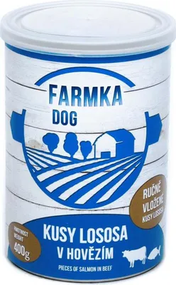 Produktbild von FARMKA DOG s lososom 400 g