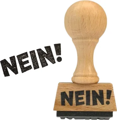 Produktbild von Nein! Holzstempel