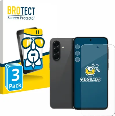 Produktbild von 3x BROTECT Schutzglas für Samsung Galaxy A56 5G Enterprise Edition (Display+Kamera) Schutzfolie Panzer Folie Glas Display Schutz klar