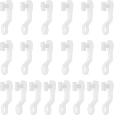 Immagine prodotto di Ganci scorrevoli in plastica Gordienrail, confezione da 100 pezzi, dimensioni 2,8 x 0,8 cm, per binari romani