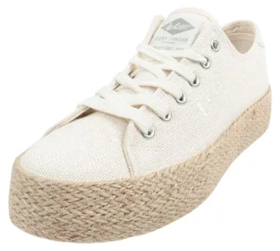 Produktbild von Lee Cooper - geflochten Sneaker für Damen, Jute PP10775 (41 EU) (Beige)