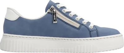 Imagen del producto de Zapatos deportivos para mujer Rieker, con cordones, color azul, para uso diario