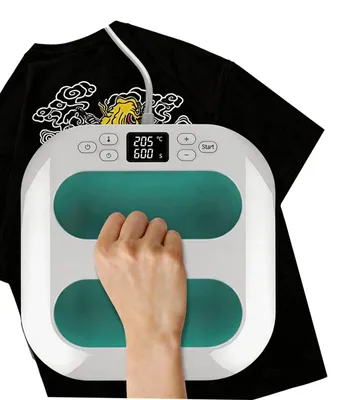 Transferpresse 9"x9" für T-Shirts, Timer, Schnellaufheizung