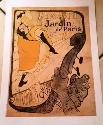 Image de Jane Avril - Jardin De Paris - 24x30cm Affiche Poster