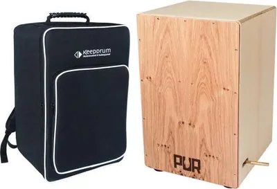 Produktbild von Pur Cajon PC1399 Vision Pro Ast Eiche mit Tasche