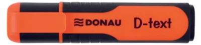 Zdjęcie produktu dla Zakreślacz fluorescencyjny DONAU D-Text 1-5mm pomarańczowy
