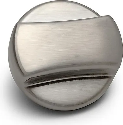 Produktbild von Drehgriff Durchmesser 46 mm Edelstahl gebürstet für Drehbetätigung