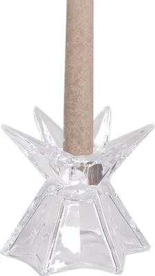 Produktbild von Rasteli Kerzenständer-Kerzenleuchter für Tischkerze Glas D 12 cm H 10,5 cm