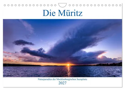 Produktbild von Die Müritz - Naturparadies der Mecklenburgischen Seenplatte (Wandkalender 2027 DIN A4 quer), CALVENDO Monatskalender