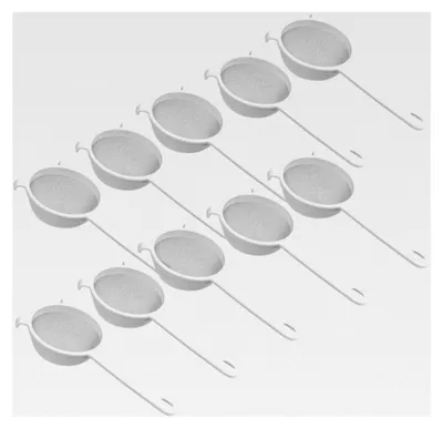 Produktbild von 10er SET feines Kunststoffsieb, 7 cm