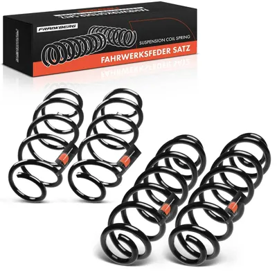 Produktbild von Fahrwerksfedern 4x - Schraubenfedern Vorder- und Hinterachse - für VW Passat Variant 3C5 1,8–2,0 l - ohne Sportfahrwerk - OEM 3C0411105A 3C0511115AF