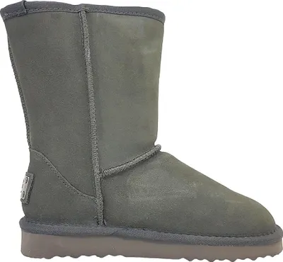 Imagen del producto de Botas de invierno para mujer, forradas, de color gris, para uso casual