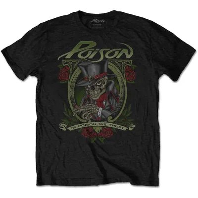 Produktbild von Poison We Trust T-Shirt mit kurzen Ärmeln Black XL