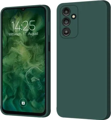 A product image showing a smartphone case and the phone it protects.