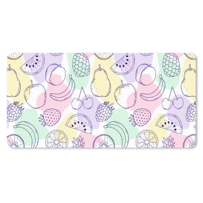 Produktbild von MuchoWow® Mauspad Mousepad Muster - Lebensmittel - Sommer 60x30 cm - Mousepads - Maus Mat - Pad - Mausunterlage - Nachhaltig