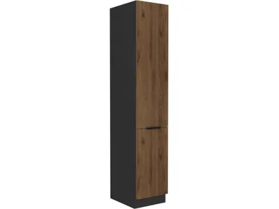Obrázok produktu pre Potravinová skriňa TOVA - šírka 40 cm, orech okapi / čierna