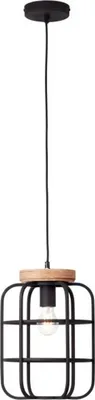 Imagen del producto de Lámpara colgante Gwen, madera/corindón , diámetro 25 cm, máx. 40W, casquillo E27, regulable en altura