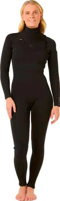 Immagine prodotto di Rip Curl Dawn Patrol 4/3 Mm Muta con manica lunga e zip sul petto per donna Verde 6 Verde 6