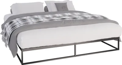 Produktbild von CLP Metallbett Scala schwarz Größe 200x180x25 cm