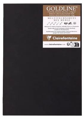 Immagine prodotto di Clairefontaine 975524C Quaderno per schizzi Clairefontaine GOLDLINE, DIN A5, nero