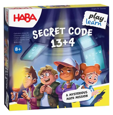 Image de Jeu de société Haba Secret code 13+4 - Jeu éducatif de mathématiques pour enfants
