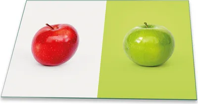 Produktbild von Herdabdeckplatte Glaskeramikkochfeld-Abdeckung Spritzschutz Glas Universal 80x52 Apfel Bunt