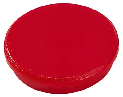 Obrázek produktu pro Silný samolepicí magnet Dahle 32 mm červený, 4 kusy v blistru