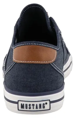 Produktbild von Mustang Damen Sneaker Ziernähte Slipper Gummizug 26M0242008, Größe:40 EU, Farbe:Blau