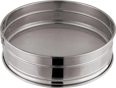 Image de Sambonet Utensili Cucina Edelstahl Rostfrei Mehlsieb 40 cm P0009-P00005-12605-40 /Abverkauf nur solange Vorrat reicht