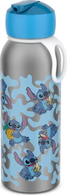 Produktbild von Mepal - Thermoflasche Flip-up Campus - Isolierte Trinkflaschen für Kinder - Edelstahl Thermosflasche - 4 Stunden heiß & 12 Stunden kalt - BPA-frei - 350 ml - Stitch