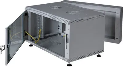Obrázek produktu pro EFB Elektronik 691615VGR.60, Nástěnný regál, 15U, 50 kg, Zámek, Šedá