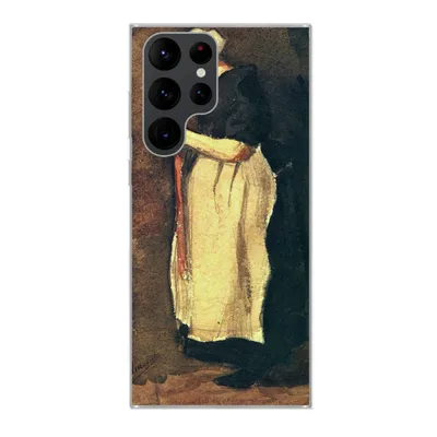Produktbild von MuchoWow® Handyhülle Schutzhülle Hülle für Samsung Galaxy S22 Ultra Die Scheveningerin - Vincent van Gogh Silikon Softcase Handy Hülle - Abbildung