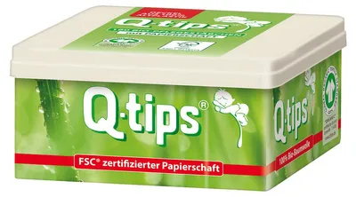 Immagine prodotto di Cotone fioc Q-Tips 100% Cotonelogico, fusto in carta, confezione (160 pz)