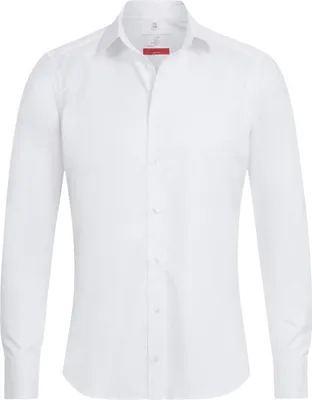 Produktbild von Greiff Modern with 37.5® Herren Hemd Langarm Kent Slim Weiß 39/40