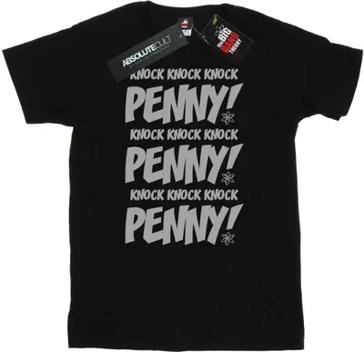 Obrázok produktu pre Teória veľkého tresku - pánske tričko "Knock Knock" BI13010 (S) (Black)