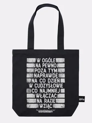 Produktbild von Baumwolltasche schwarz Parsha 10